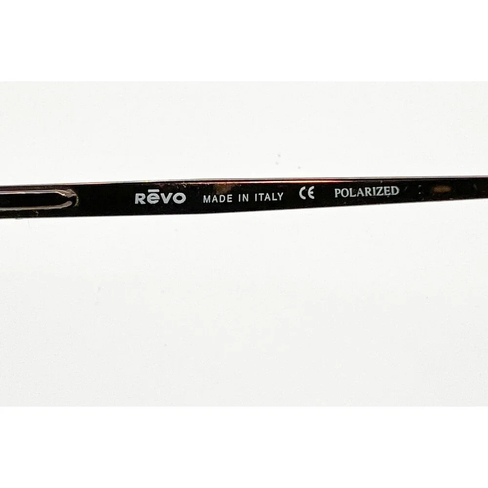 Revo Sunglasses Mens Brown Oval Metal Frame 3041 081/K2 50-19-135